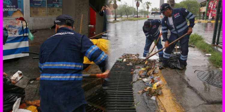 Recolecta Monterrey en día y medio 67 toneladas de basura de rejillas pluviales - VISION 360 - LA VISION 360 Recolecta-Monterrey-en-dia-y-medio-67-toneladas-de-basura-de-rejillas-pluviales