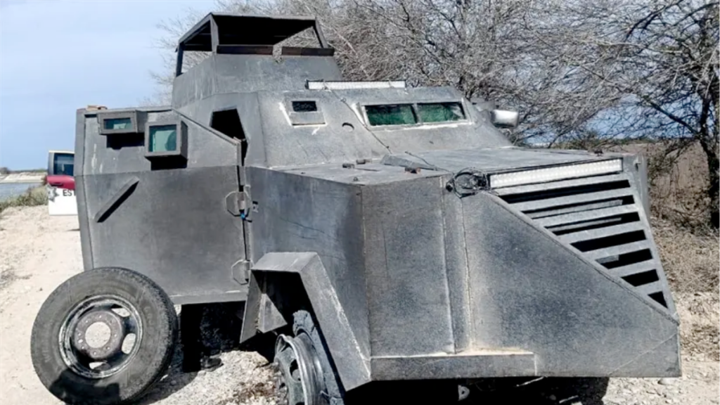 destrucción-de-autos-monstruo-vehículos-blindados-crimen-organizado-Tamaulipas-FGR