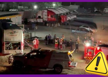 Carretera-a-Laredo-Accidente-Apodaca-Trabajador-fallecido-Autobús-OMEX