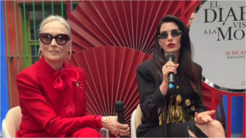 - LA VISION 360 Maryl Streep y Anne Hathaway en un evento especial de El Diablo Viste a la Moda 2 en la casa de Frida Kahlo