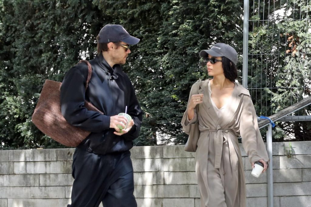 imagen de un supuesto Anillo de compromiso de Zoë Kravitz